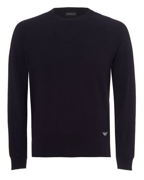 mens armani knitwear|emporio armani male.